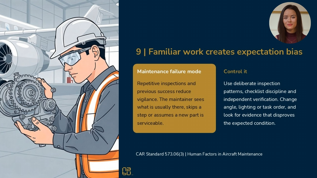 a slide from the training