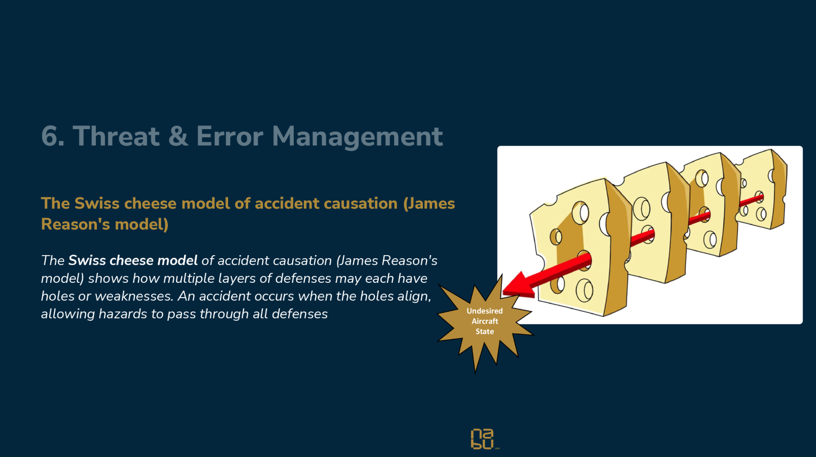 a slide from the training
