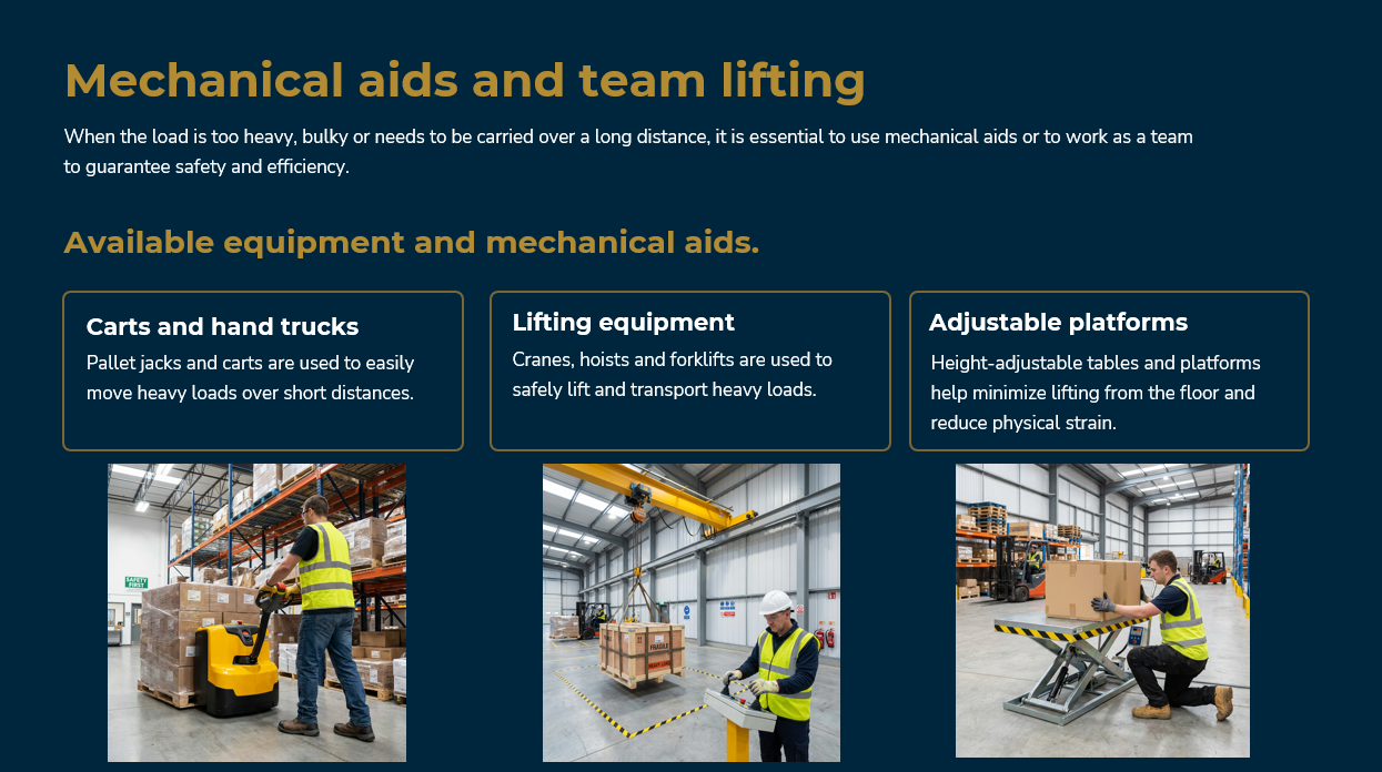 a slide from the training