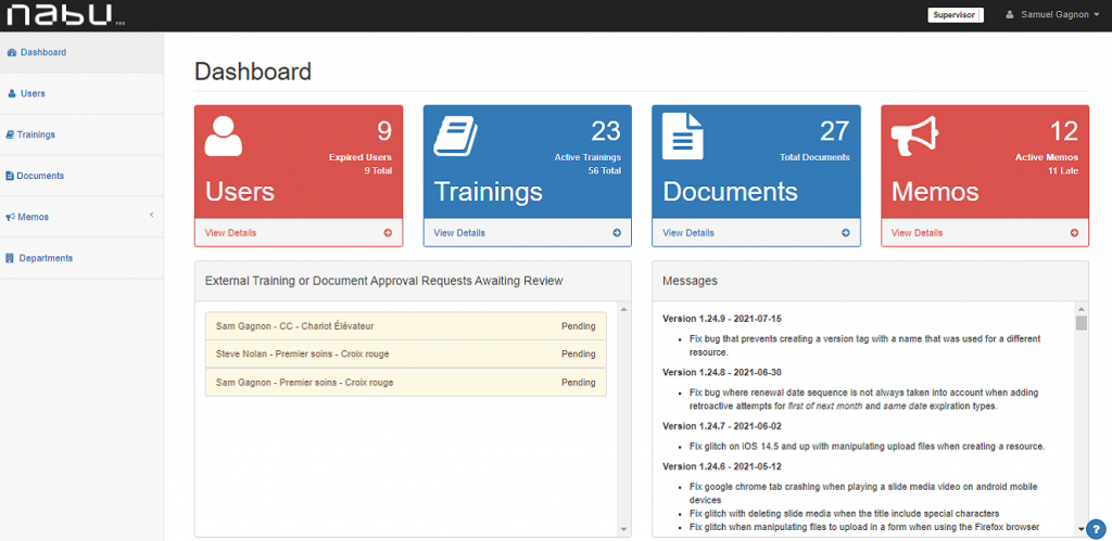 nabu pro dashboard v1