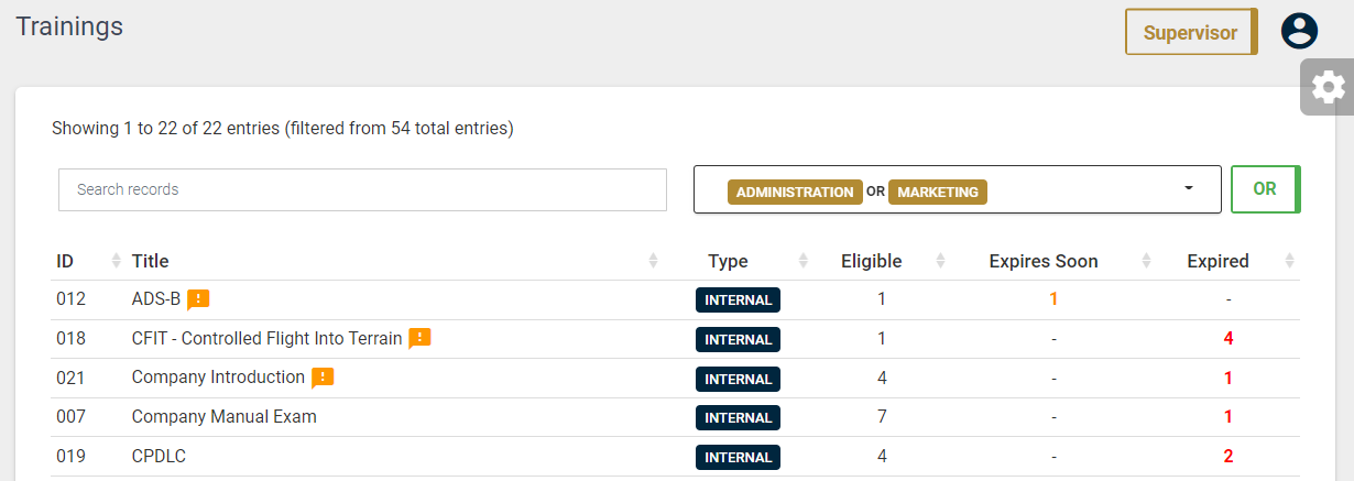 nabu pro list filtered exclusively