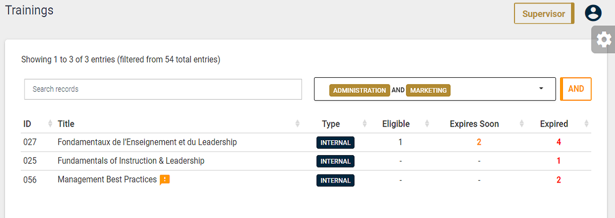 nabu pro list filtered inclusively